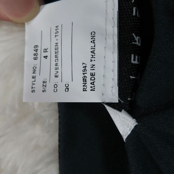 After Six Evergreen Crepe One-Shoulder Draped Cowl-Neck Maxi Dress Size 4R - Picture 5 of 8